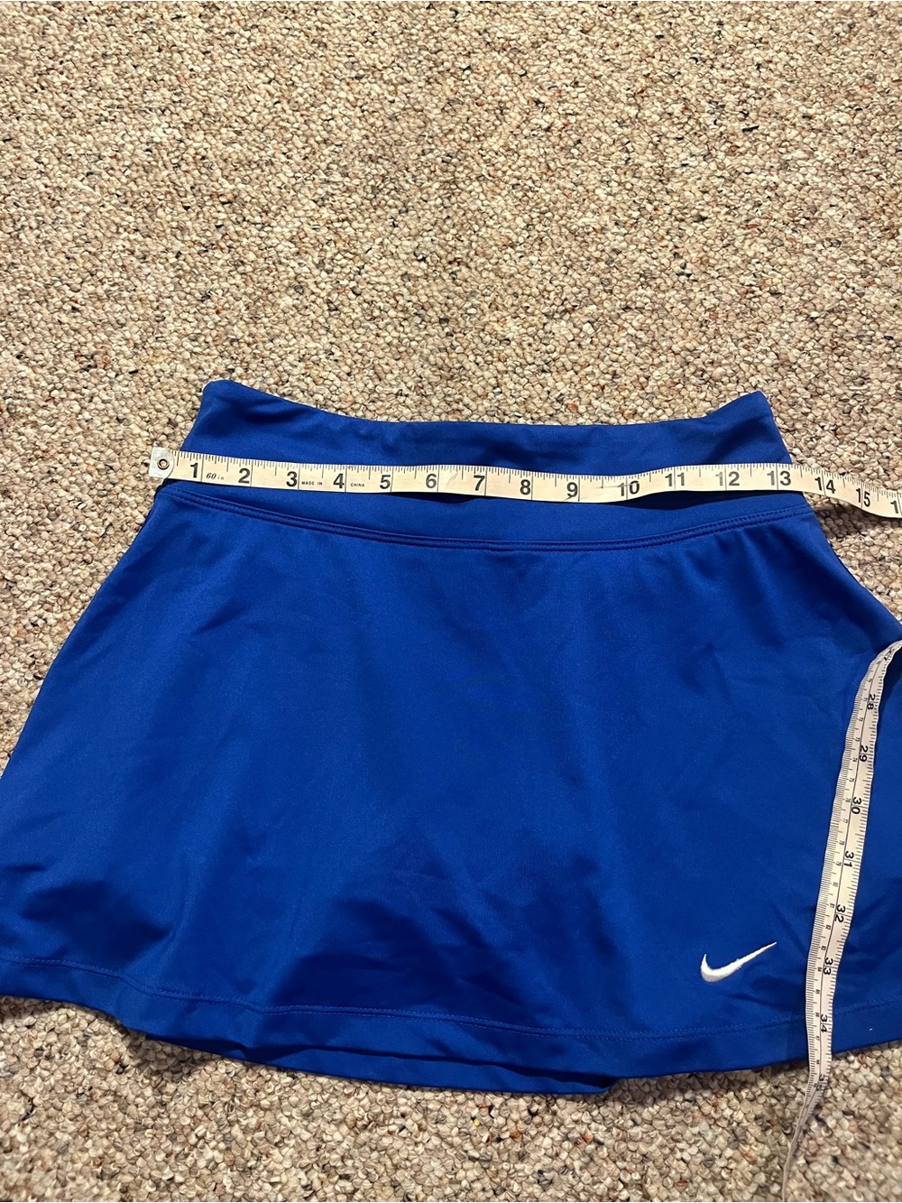 Nike Women's Bright Blue Dri-Fit Athletic Tennis Athletic Skort - Picture 7 of 8